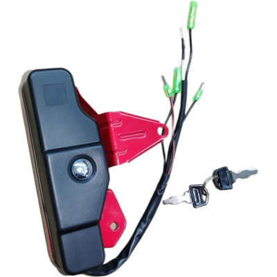 Electric Start Switch Box(Enhanced Type) With Keys Fits For 168F 170F GX140 GX160 GX200 Or Similar Clone 208CC 212CC Small Gasoline Engine