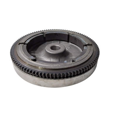 Electric Start Flywheel With Gear Ring And Inner Magnets For China Model 168F 170F 3HP 4HP 4 Stroke Single Cylinder Small Diesel Engine