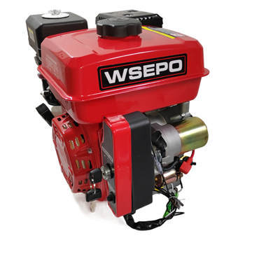 WSE170L Electric Start 208CC 7HP 4 Stroke Air Cooled Small Gasoline Engine W/. 20MM Key Straight Output Used For Water Pump,Gokart Purposes Etc.