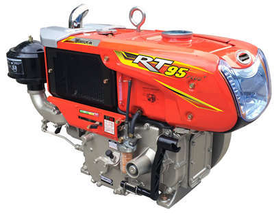 WSE-RT95 9.5HP 522CC Single Cylinder 4 Stroke Small Water Cool Diesel Engine Applied For Tractor/Farm Tiller/ Power Generator/ Boat Propeller /Water Pump Etc.