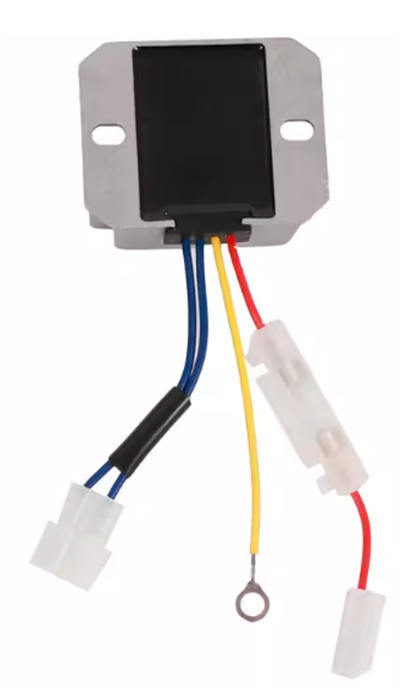 12V Fuse Voltage Regulator (4 Wires Model) Fits for China Model 170F 173F 186F 188F 192F 195F Small Air Cooled Horizontal Shaft Diesel Engine