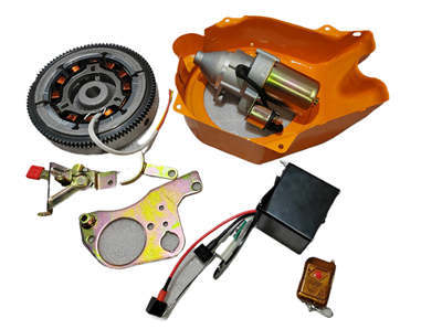 New Model Manual To Electric Start Conversion Build Kit Incl. Flywheel Generator Starter Controller Box For 168F 170F 3HP 4HP 4 Stroke Small Diesel Engine