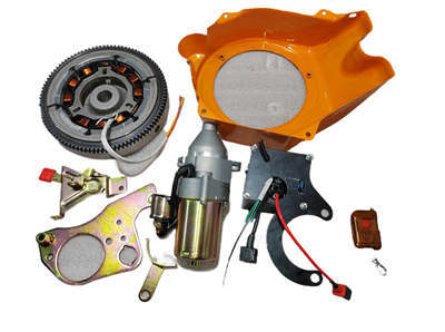 New Model Manual To Electric Start Conversion Build Kit Incl. Flywheel Generator Starter Controller Box For 168F 170F 3HP 4HP 4 Stroke Small Diesel Engine