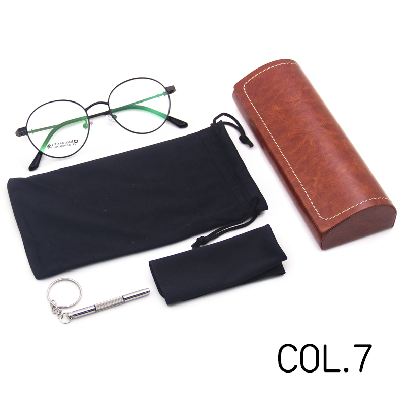 Eyeglasses Eyewear Manufacturer Titanium Optical Glasses with Case