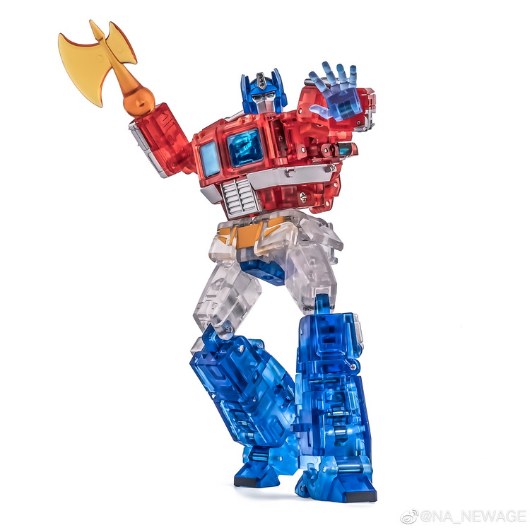 Transformer Newage H T David Optimus Prime Transparent Version