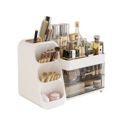 CHERISHGARD Slanting Cosmetic Organizer,Desk Drawer Lipstick Case,Makeup Organizers and Storage