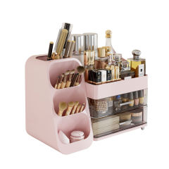 CHERISHGARD Slanting Cosmetic Organizer,Desk Drawer Lipstick Case,Makeup Organizers and Storage