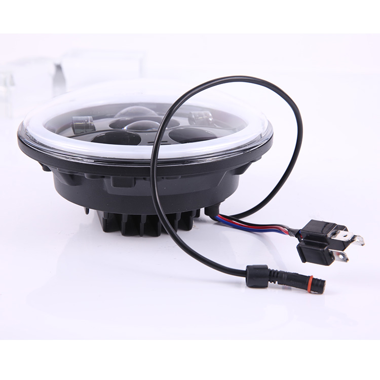 7 inch rgb led headlight bluetooth control