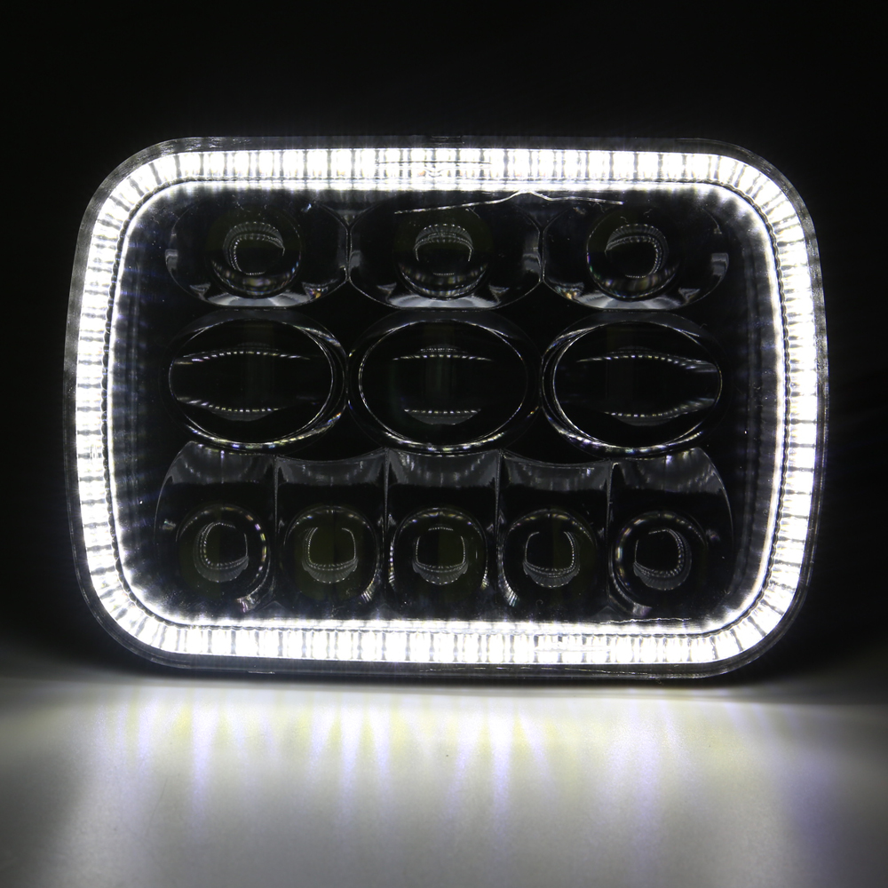 5x7 Led Headlights with DRL