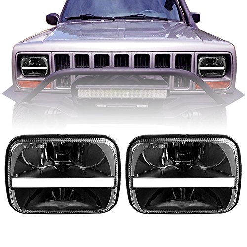 5x7 Jeep Cherokee Headlights Application