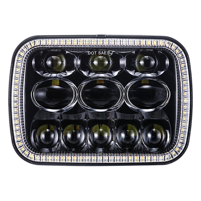 5x7 Led Headlights with DRL Turn Signal