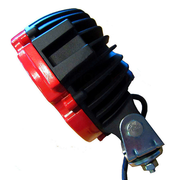 red 6 inch round led offroad lights