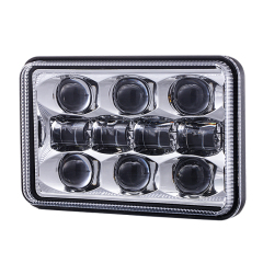 For peterbilt 378 379 4X6 inch LED headlight 4800lm waterproof led truck light