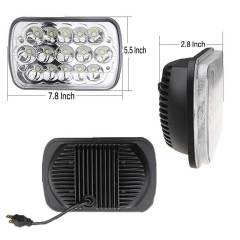 For Jeep Wrangler YJ accessories 5x7'' rectangular headlight for jeep cherokee xj h4 led lights