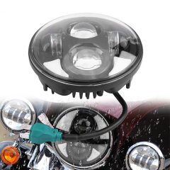 5.75 inch Led headlight halo Ring white DRL Angel eye For motocycle Sportster Touring