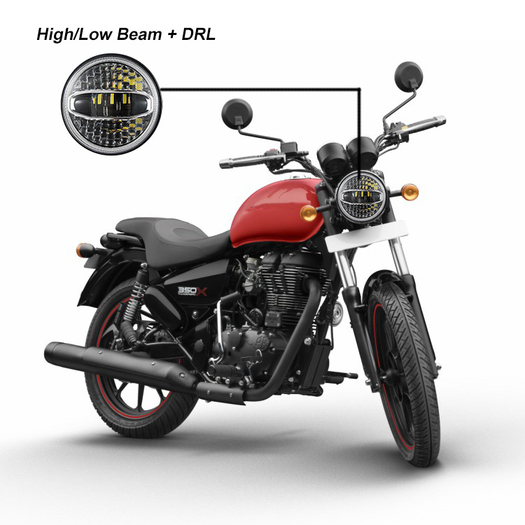 7 inch led headlight for royal enfield