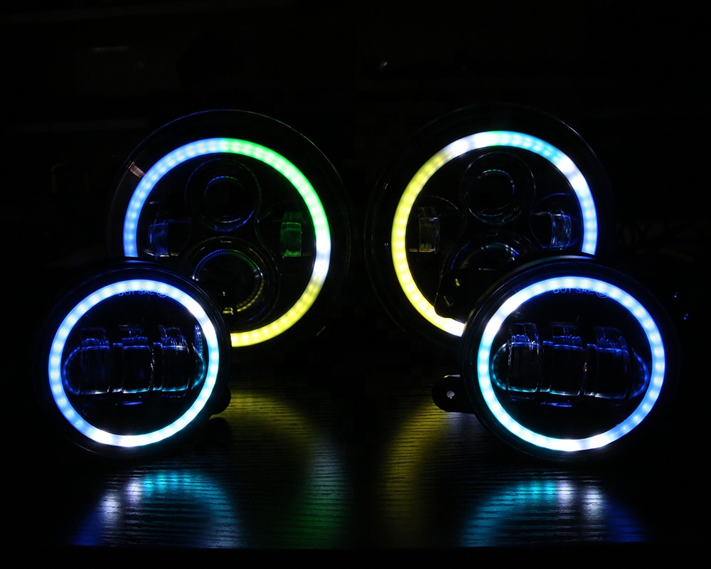 rgb led headlight conversion kit