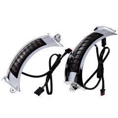2015-2020 Harley Road Glide Front Turn Signals with White DRL Road Glide Led Turn Signals Lights