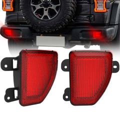 2018 up Jeep Wrangler JL Rear Bumper Led Tail Lights Reflector Lamps