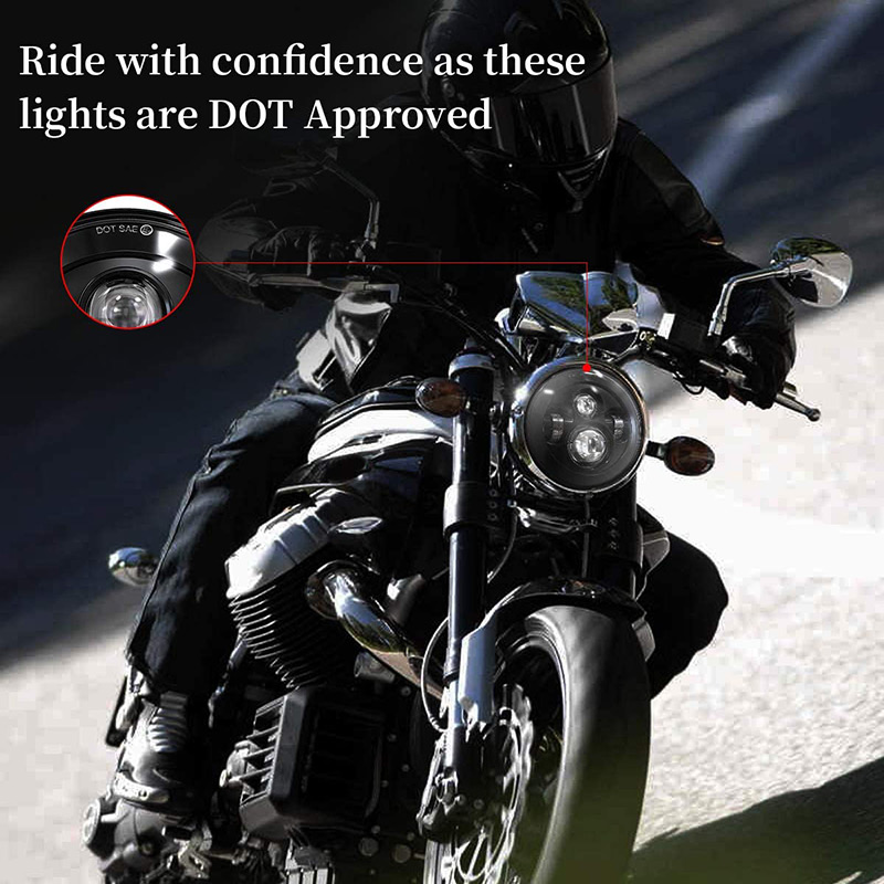 Motorcycle 7 inch led headlights