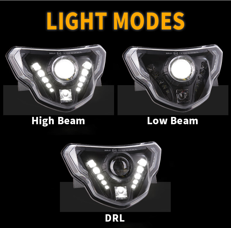 BMW G310R BMW G 310 GS Led Headlight Beam Modes