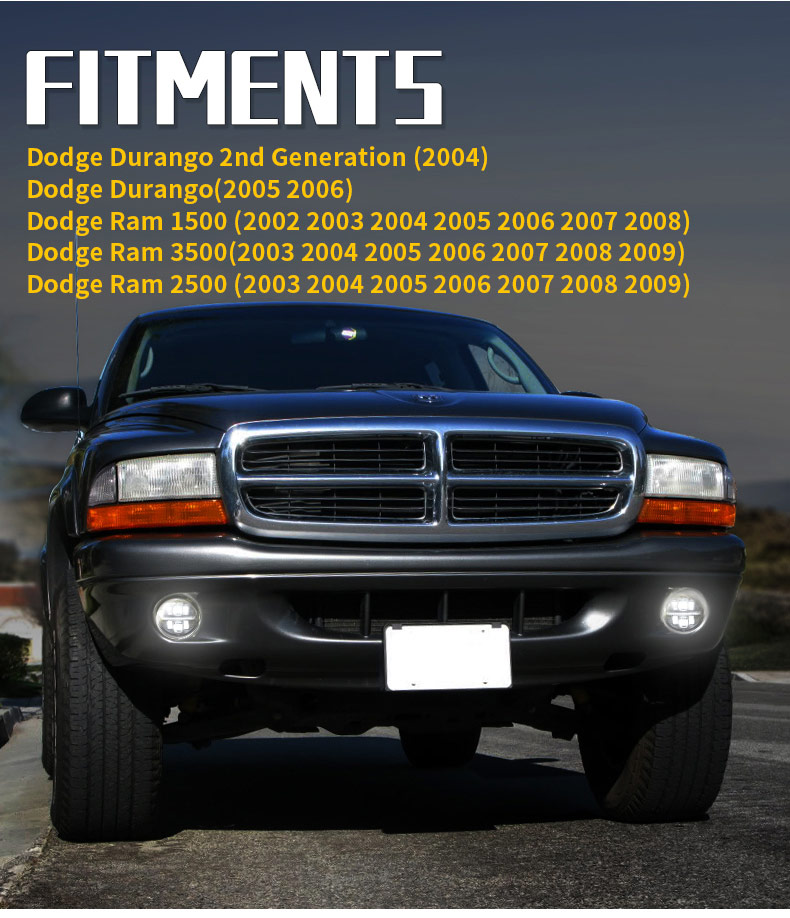 Dodge Durango Fog Light Assembly Replacement Fitment