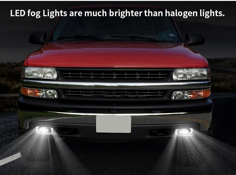 Chevy Silverado 1500 Fog Light Kit vs Stock Lights