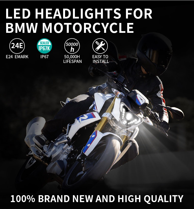 BMW G310R BMW G 310 GS Led Headlight Emark