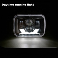 5x7 Lights Rectangular Right Hand Drive Jeep Cherokee Led Headlights RHD American Cars Jeep Wrangler Headlights