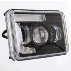 4x6 Led Headlights DOT Approved Sealed Beam Projector Halo Lights