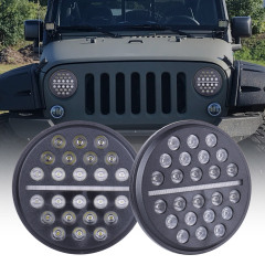 DOT E-mark 7 inch led car headlight for Jeep/Harleys Davidsons motorcycle auto light