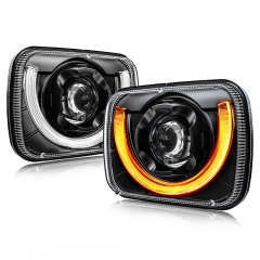 5x7 inch Jeep Comanche Led Headlights Conversion for 1984-2001 Jeep Cherokee XJ Upgrade