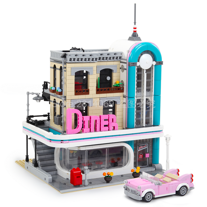 SX 6013 Downtown Dinner Creator 10260 Building Block from Europe 3-7 Day Delivery