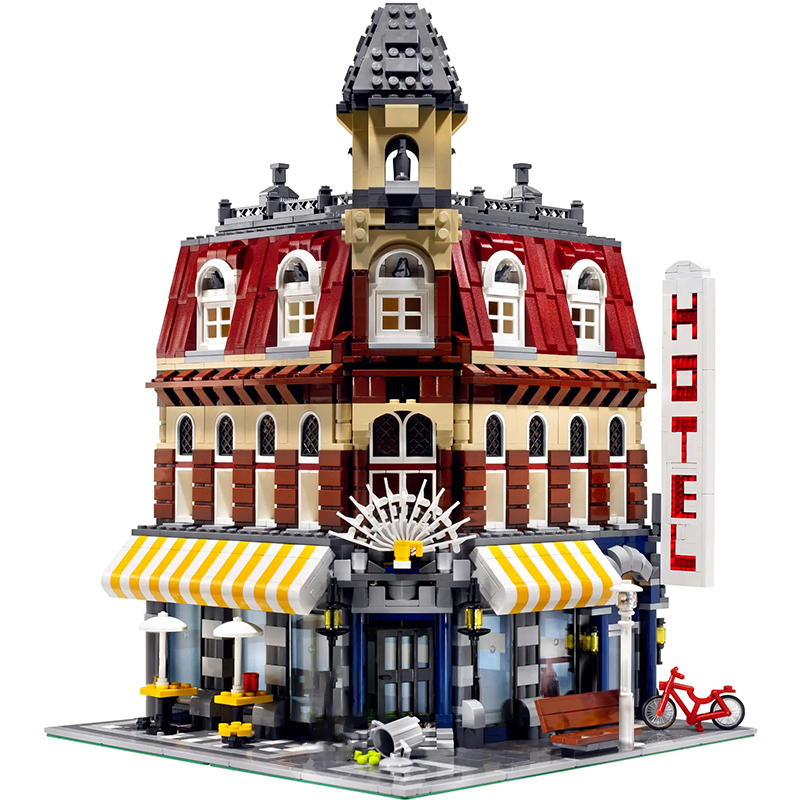 Customized A2106 Cafe Corner Creator 10182 Building Block Brick USA 3-7 Day Delivery