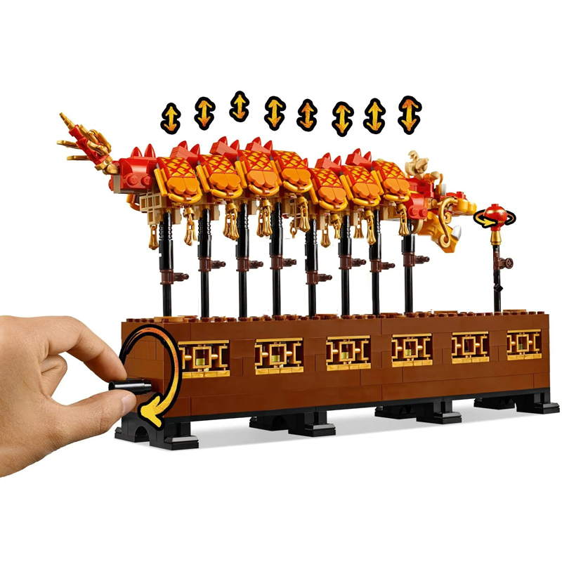 BELA 11140 Dragon Dance Chinese Traditional Festival Year of Pig 80102 Creator 652pcs from China