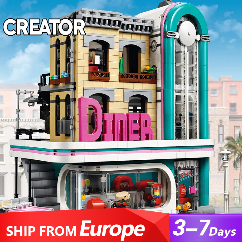 SX6013 Downtown Dinner Creator 10260 Building Block from Europe 3-7 Day Delivery