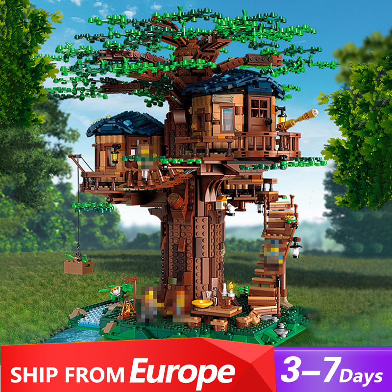 SX 6007 Tree House Building Blocks 3117PCS Bricks 21318 From Europe 3-7 Days Delivery