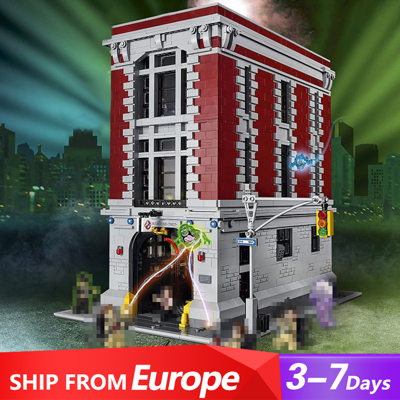 Custom S7302 Firehouse Headquarters Building Blocks 4702pcs Bricks Compatible 75827 From Europe 3-7 Delivery