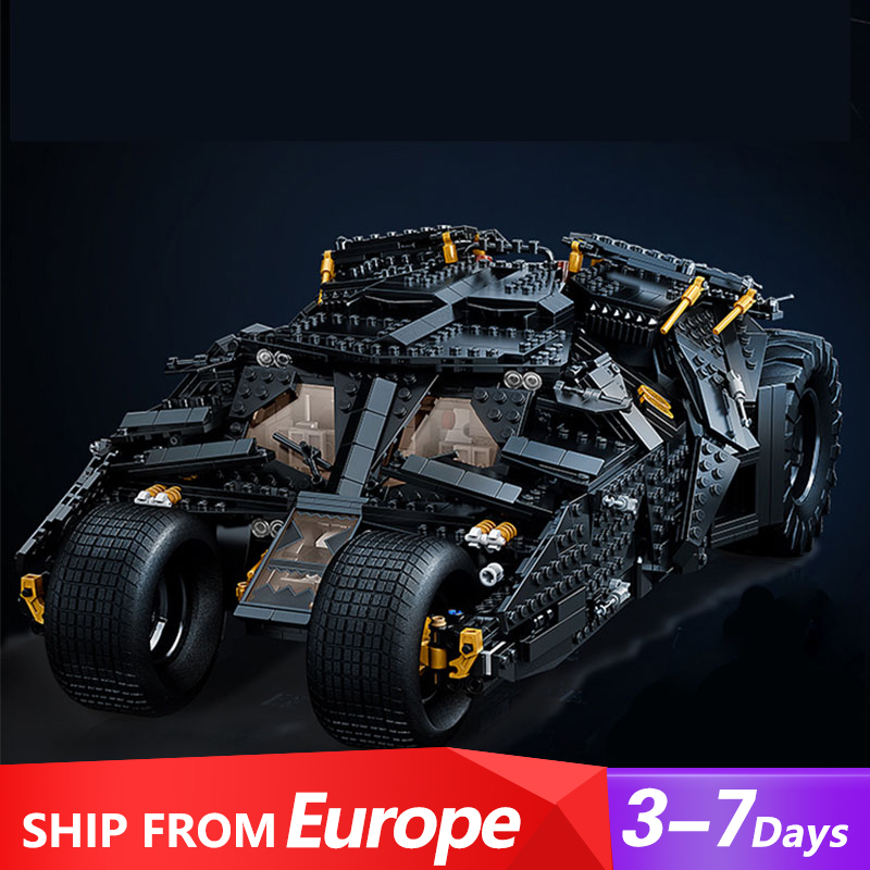 {Pre-order by 21st Dec}KING 83663/T83663 Batmobile Tumbler Batman DC 76240 Building Block Bricks Toy 2049±PCS From Europe 3-7 Days Delivery.