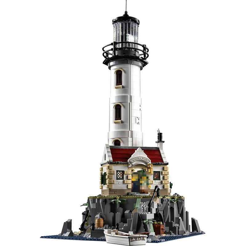 JIESTAR 92882 Motorised Lighthouse Ideas 21335 with Light Brick and Motor Building Block Brick 2065±pcs From Europe Delivery.