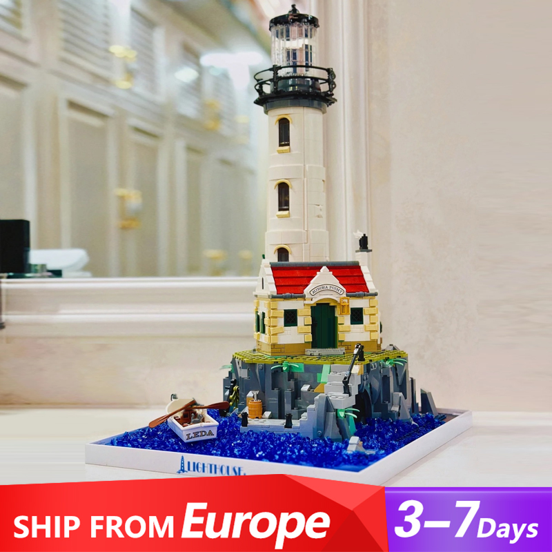 JIESTAR 92882 Motorised Lighthouse Ideas 21335 Building Block Brick 2065±pcs From Europe Delivery.