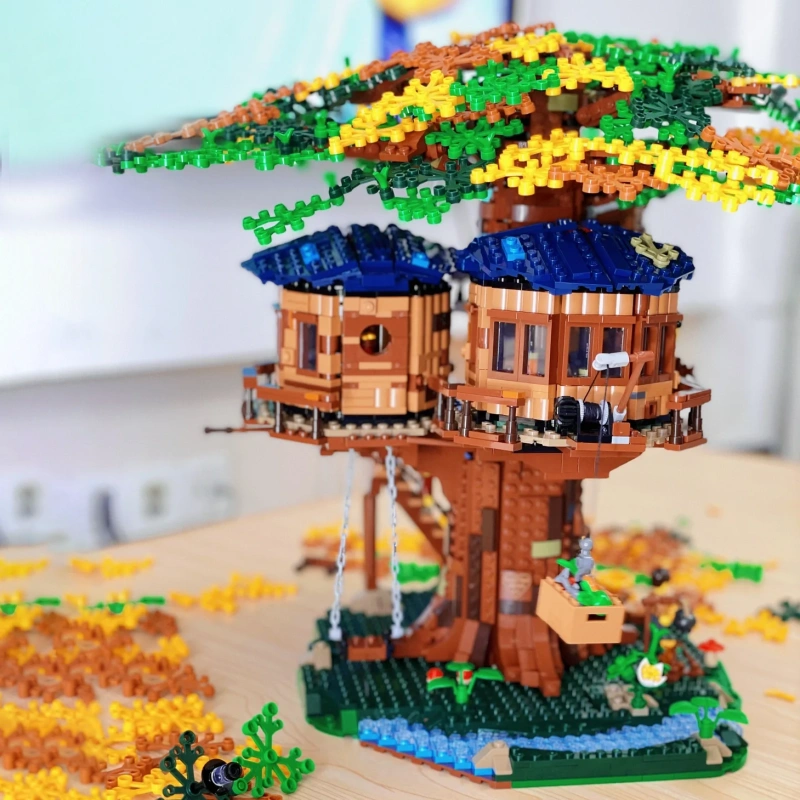 Custom 23118  77020 / SX6007 / DE1206  Tree House Building Blocks 3117PCS Bricks 21318 From Europe 3-7 Days Delivery