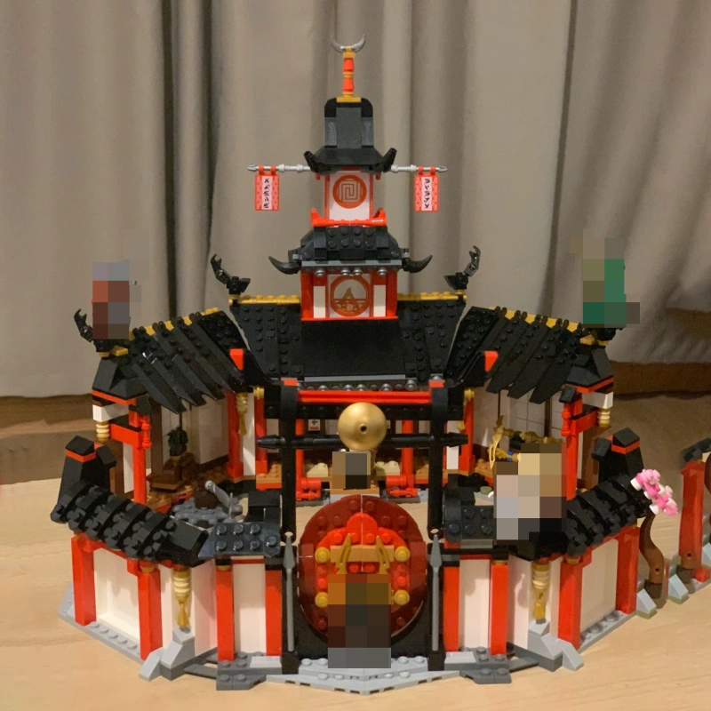 Custom 90015 Ninjago Monastery of Spinjitzu Buildinng Blocks 1070±pcs Bricks 70670 from China.
