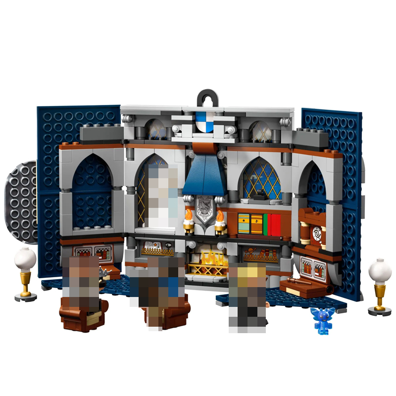 Custom 87014 Harry Potter Movie Series Ravenclaw House Banner Building Blocks 305±pcs Bricks 76411 from China.