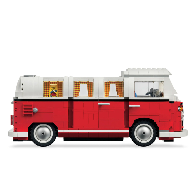 {Only Set} Technic Volkswagen T1 Camper Van 10220 Building Blocks 1332±pcs from China.