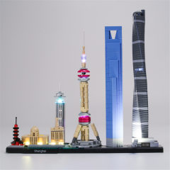 LED Lighting Kit for Shanghai Architecture Skyline 21039