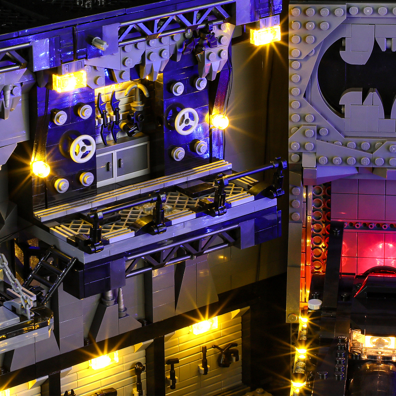 【Light Sets】Bricks LED Lighting 76252 Super heroes DC Batman Batcave – Shadow Box