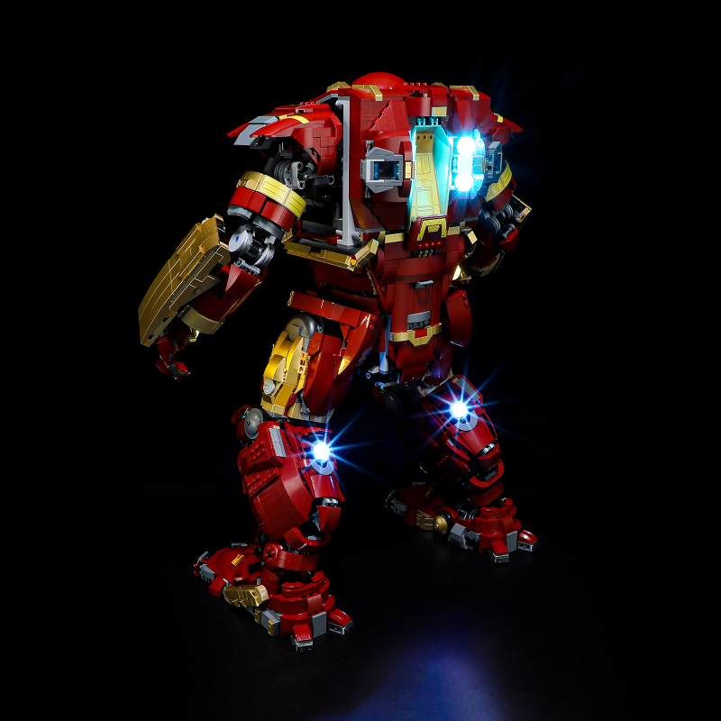 【Light Sets】Bricks LED Lighting 76210 Super heroes Marvel Hulkbuster