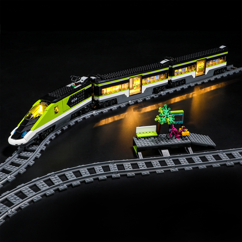 【Light Sets】Bricks LED Lighting 60337 City Trains Express Passenger Train