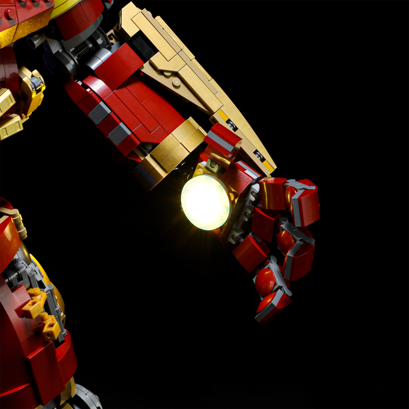 【Light Sets】Bricks LED Lighting 76210 Super heroes Marvel Hulkbuster